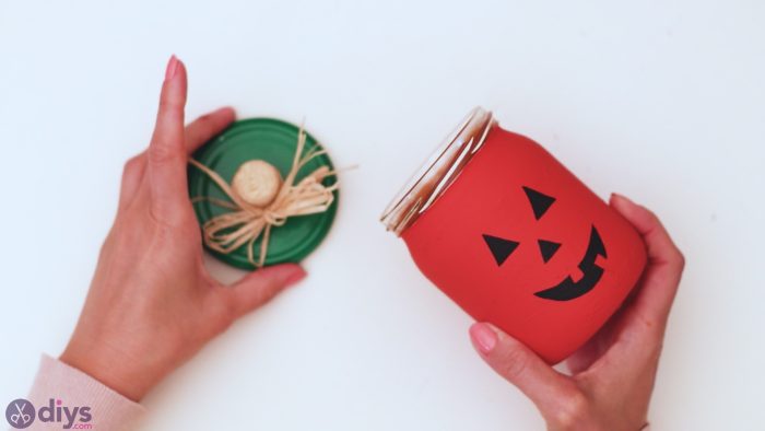 halloween pumpkin jar with lid