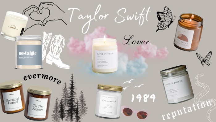 Taylor Swift 4枚セット Taylor Swift Inspired Eras Candle Picks | Vellabox