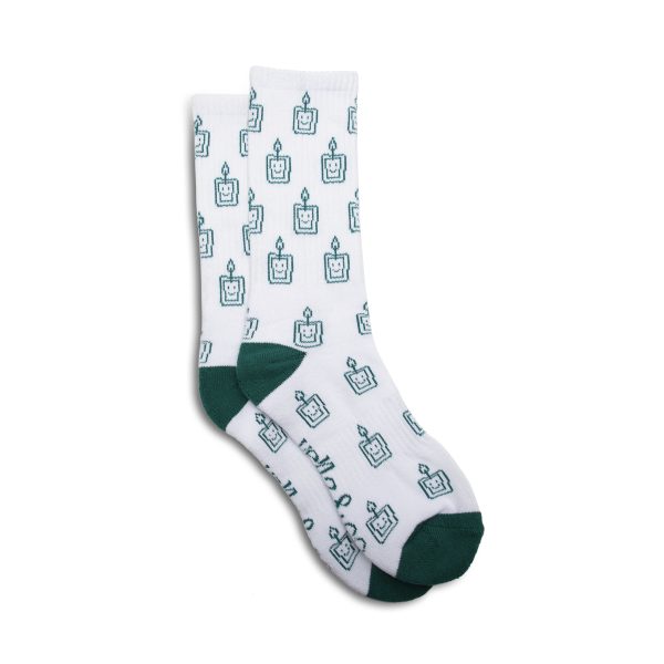 Happy Candle Crew Socks