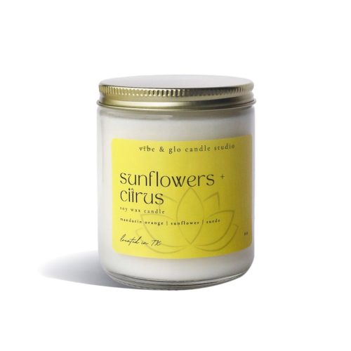 Sunflowers + Citrus | 4, 8, 16 oz